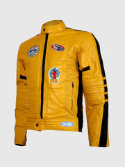 Yellow Motorcycle Jacket The Leather Fit