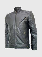 Quilted Leather Motorcycle Jacket The Leather Fit