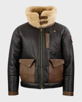 Jones-SF Shearling Bomber Black Jacket The Leather Fit