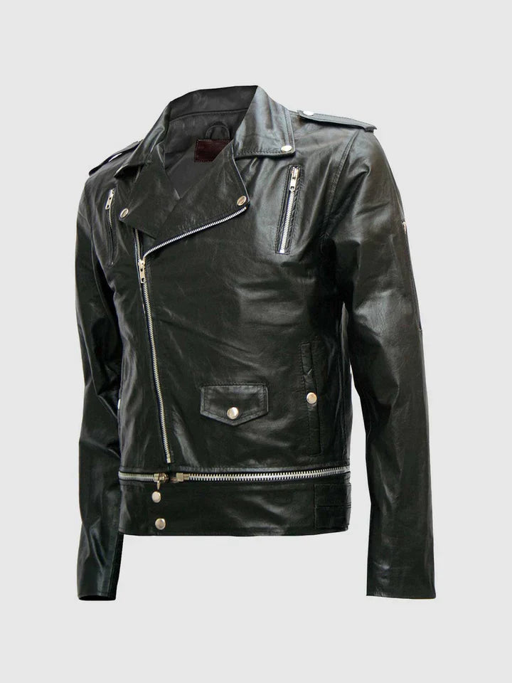Classic Leather Zipper Jacket The Leather Fit