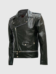 Classic Leather Zipper Jacket The Leather Fit