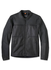Willie G Skull Graphic Leather Riding Jacket The Leather Fit