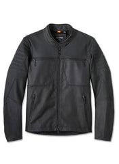 Willie G Skull Graphic Leather Riding Jacket The Leather Fit