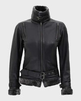 Timothy Designer Soft Shearling Leather Jacket The Leather Fit