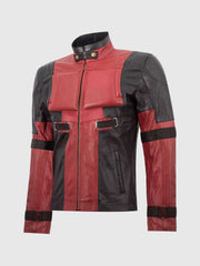 Red And Black Leather Jacket The Leather Fit