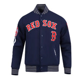 Boston Red Sox Current Logo Game Day Navy Jacket The Leather Fit