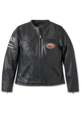 Cafe Racer Leather Jacket - Black The Leather Fit