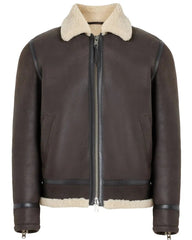 Wilson Shearling Aviator Sheepskin Jacket The Leather Fit