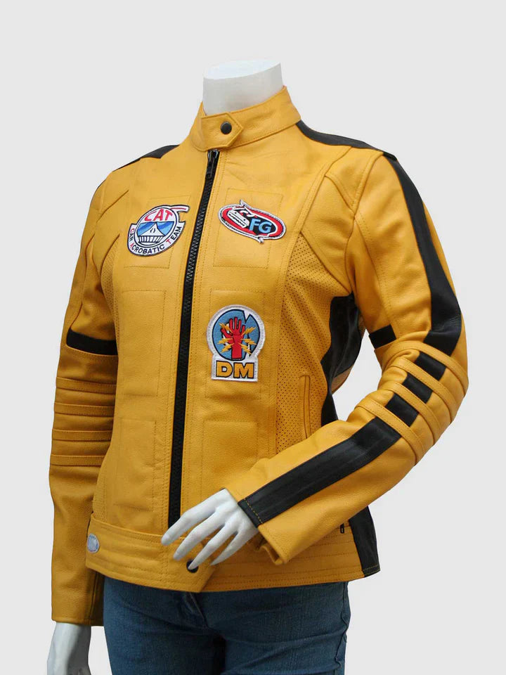 Yellow Motorcycle Jacket The Leather Fit