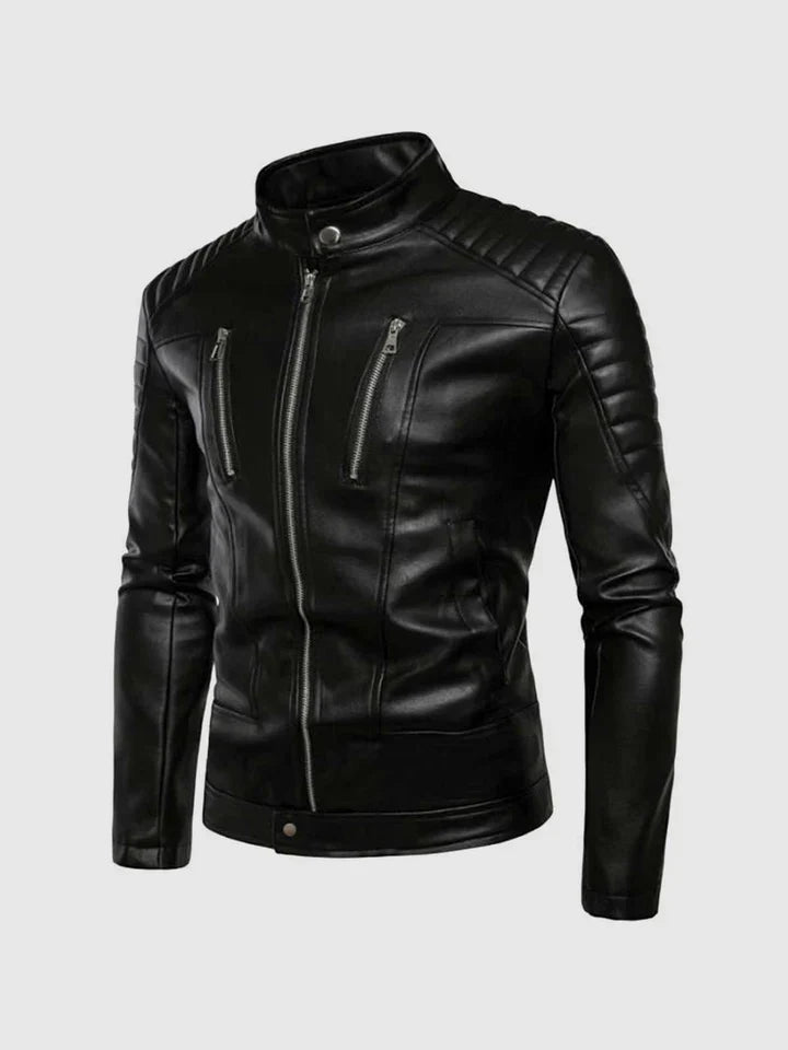 Cafe Racer Black Jacket The Leather Fit