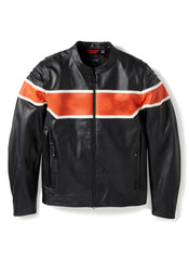 Men's Trenton Leather Riding Jacket The Leather Fit