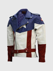 Multi Colored Biker Jacket The Leather Fit