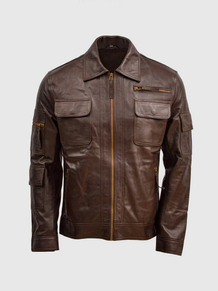 Classic Brown Leather Jacket The Leather Fit