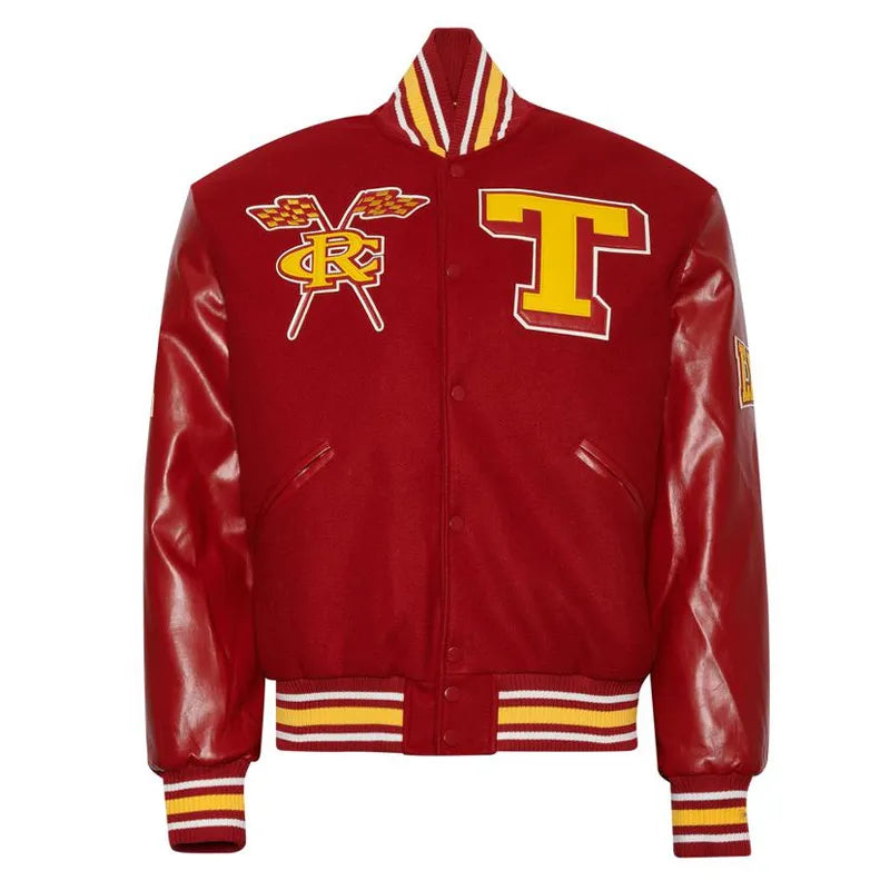 Tuskegee University Red Varsity Jacket The Leather Fit