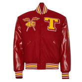 Tuskegee University Red Varsity Jacket The Leather Fit