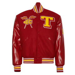 Tuskegee University Red Varsity Jacket The Leather Fit