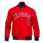 LA Angels Current Logo Game Day Red Jacket The Leather Fit