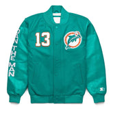 Dan Marino Goat Varsity Jacket The Leather Fit