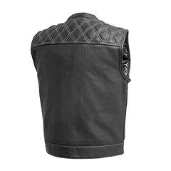 The Leather Fits Club Style Leather Vest – Heavy-Duty Zippers & Snap Closures The Leather Fit