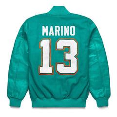 Dan Marino Goat Varsity Jacket The Leather Fit