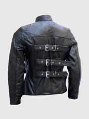 Belted Leather Trench Jacket The Leather Fit
