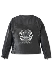 Cafe Racer Leather Jacket - Black The Leather Fit
