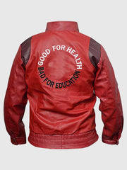 Red Leather Bomber Jacket The Leather Fit