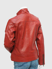 Classic Maroon Leather Jacket The Leather Fit