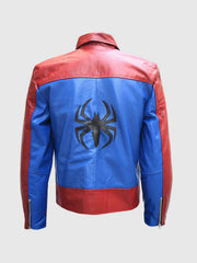 Red & Blue Leather Jacket The Leather Fit