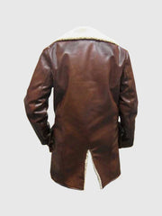 Long Leather Coat With Fur The Leather Fit