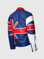Union Jack Flag Leather Jacket The Leather Fit
