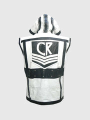 Black & White Leather Vest The Leather Fit
