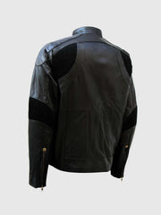 Gold Zipper Leather Jacket The Leather Fit