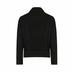 Mens Black Leather Suede Biker Jacket The Leather Fit