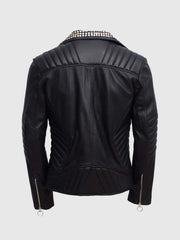 Classic Spiked Leather Jacket The Leather Fit