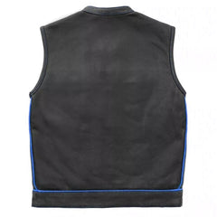 The Leather Fits Men’s Café Racer Vest – Minimalist Urban Rider Edition The Leather Fit