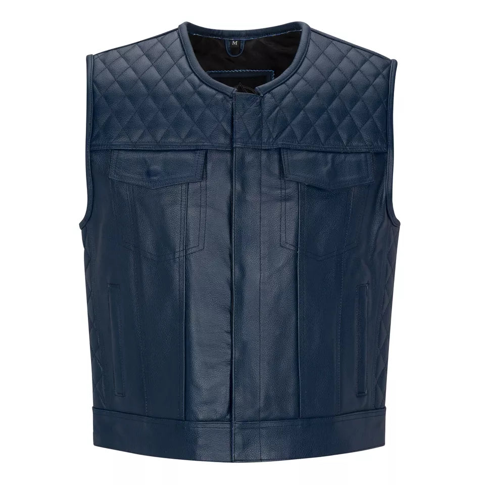 Premium Sheepskin Leather Vest – Lightweight Comfort, Biker Edge The Leather Fit