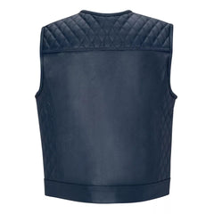 Premium Sheepskin Leather Vest – Lightweight Comfort, Biker Edge The Leather Fit