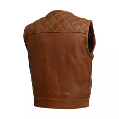 Genuine Leather Fashion Vest – Elegant Everyday Layer by The Leather Fits The Leather Fit