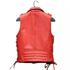 Real Leather Motorcycle Vest – Men’s Rider Edition The Leather Fit