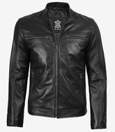 Men’s Black Lambskin Leather Jacket