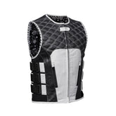 Blackline Men’s Motorcycle Leather Vest The Leather Fit