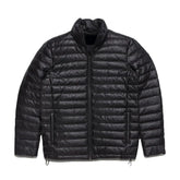 Classic Black Leather Down Jacket The Leather Fit