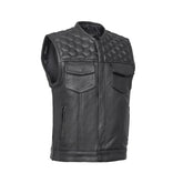 Heavy Duty Leather Motorcycle Vest The Leather Fit