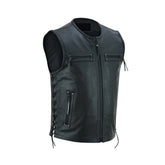 Men’s Everyday Wear Leather Vest The Leather Fit