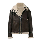 Men’s Vintage Brown B-6 Bomber Leather Jacket The Leather Fit