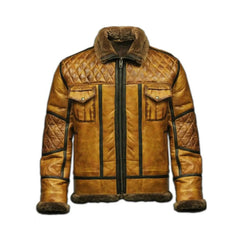 RAF B10 Aviator Leather Jacket The Leather Fit