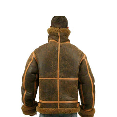 B3 Aviator Shearling Bomber Jacket The Leather Fit