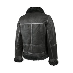 Mens Aviator B16 Sheepskin Shearling Jacket The Leather Fit