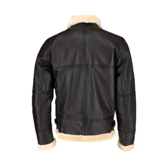 Steve Men’s Brown Bomber Leather Jacket The Leather Fit